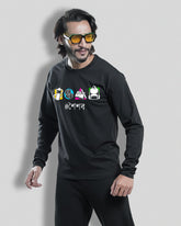 shoishob | Bong Full sleeve T-shirt | Black